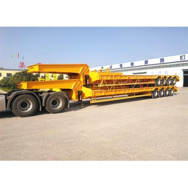 3 Axles 60T Gooseneck Low Bed Semi Trailer