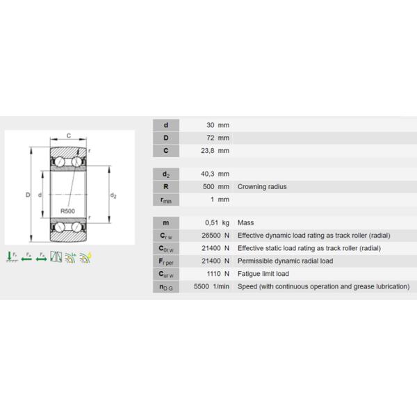 Bevel Gearbox Cam Roller Bearings / Track Runner Bearings LR5206-2Z-TVH