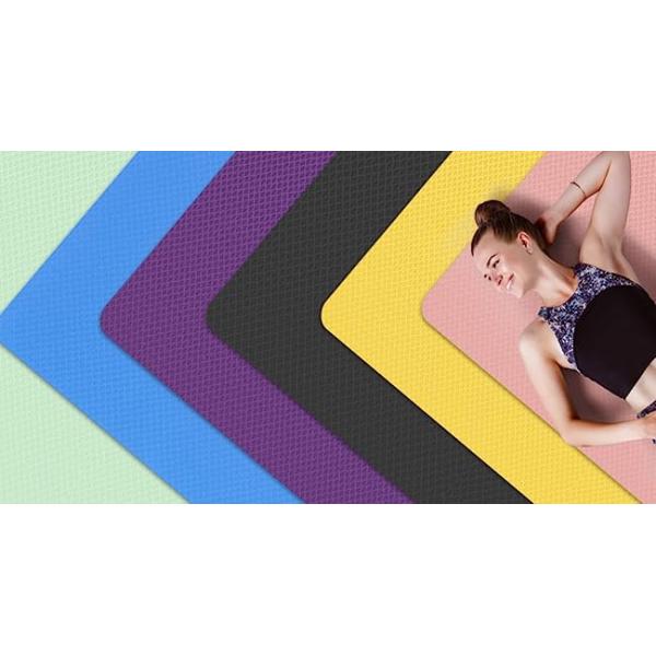 yoga mat thick workout exercise mats fitness women pilates home wide men kids non slip travel matt 