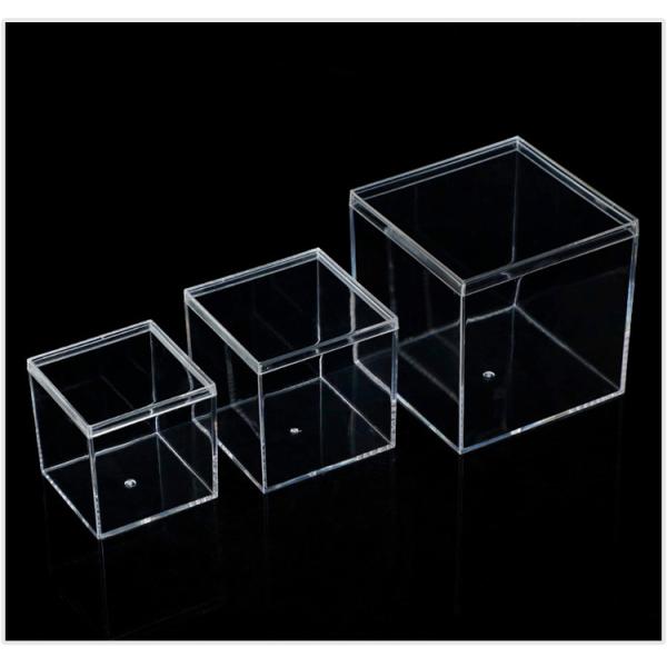 OEM ISO9001 Compartment Acrylic Candy Favor Boxes For Wedding Packaging