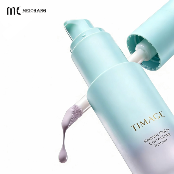 30ml 2-in-1 Foundation & Concealer Glass Bottle with Pump Brush Applicator(MC-1305)