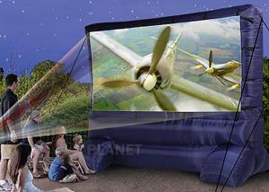 Quality Lightweight Inflatable Outdoor Projector Screen Fabric Material Apply To Home wholesale