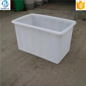 China Rectangular chemical resistance durable plastic open top water storage container cattle trough on sale