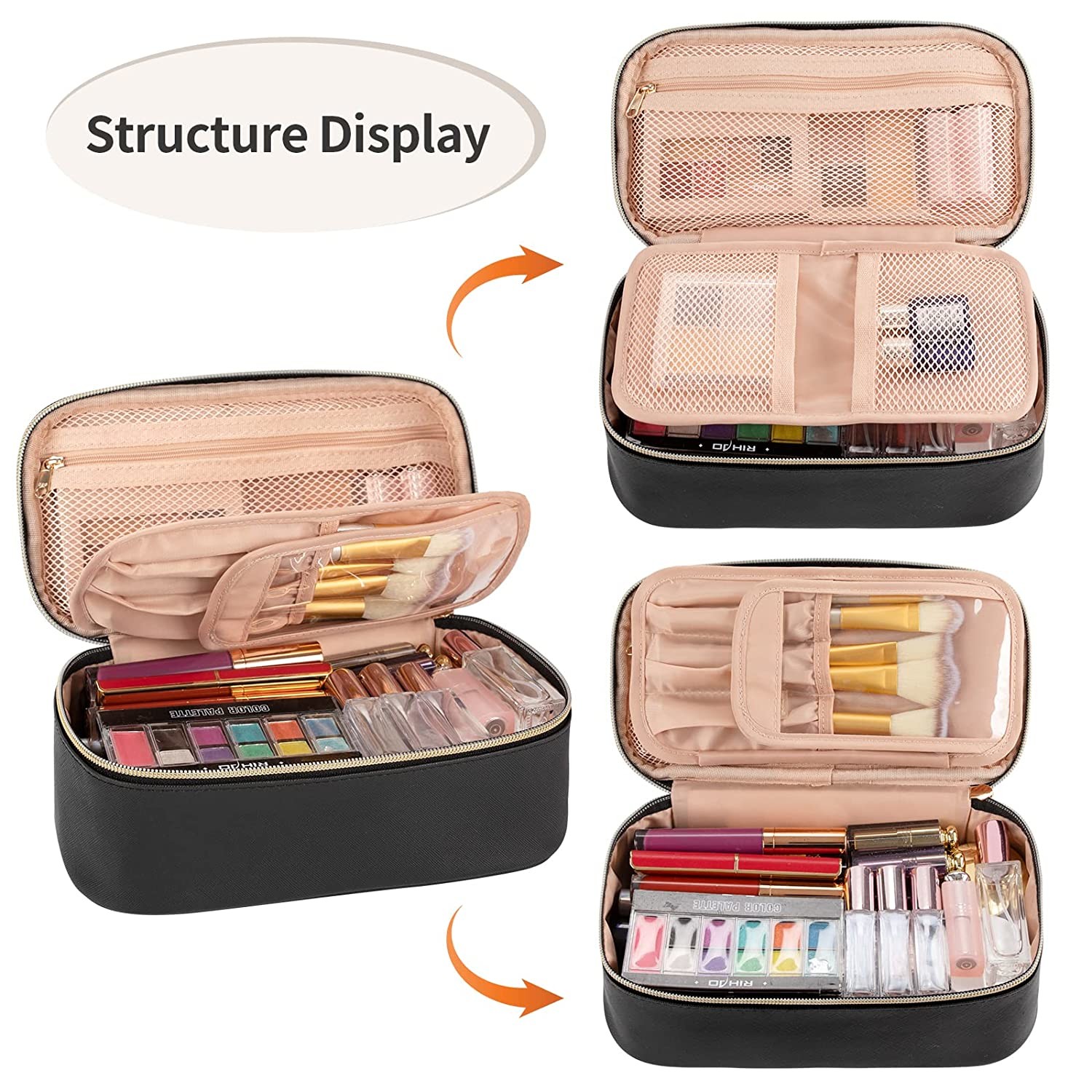Small Cosmetic Portable Travel Makeup Bag 1000PCS For Women Brush Organizer Pouch