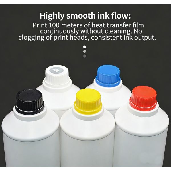Vivid Colors High Opacity DTF Ink Superior Adhesion for Dark Fabrics