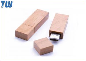 Quality Slim Wooden Bamboo Brick 64GB Pendrive Stick Drive Natural Product wholesale