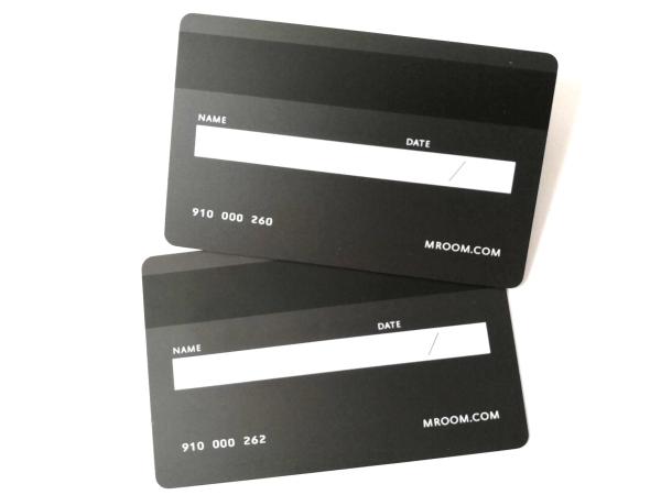 Wear - Resistant Metal Membership Card / Hico Magnetic Stripe Bank Credit
