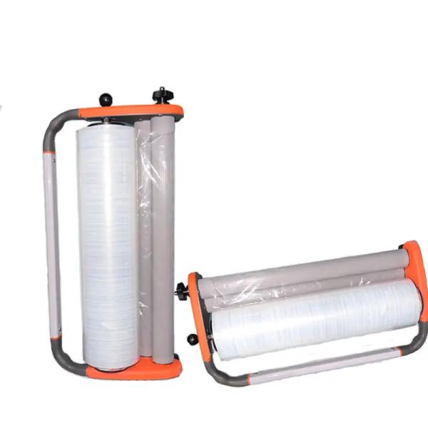Stretched Plastic Film Packaging Stretch Film Rack Distribution Manual Hand Roll Cling Packaging Machine