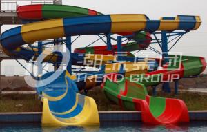 Quality Customized Spiral Fiberglass Water Slide Games For Resorts Or Hotel wholesale