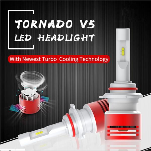 Auto Accessory Aluminum Body Bright LED Headlight Bulbs With 12 Months Warranty