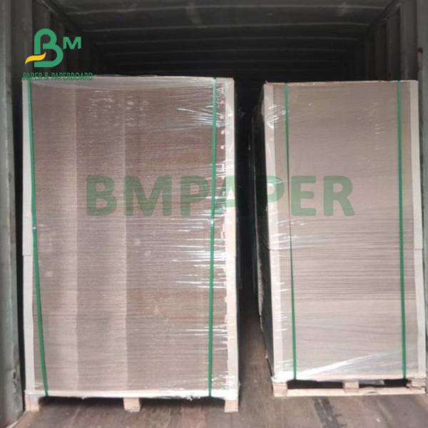Quality 1000gsm Recycled Pulp Grey Card Board Sheets Folding Resistance wholesale
