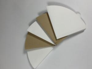 Quality Biodegradable Coffee Drawing Paper V Cone Shaped For V60 Filters 50g/Sqm wholesale