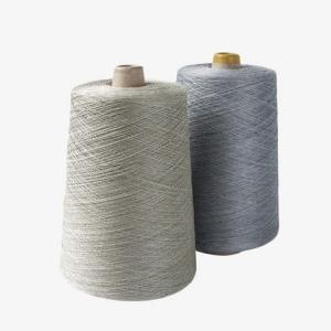 Quality Dyed GOTS Organic Recycled Cotton Yarn 100% Cotton Ring Spun For Knitting wholesale