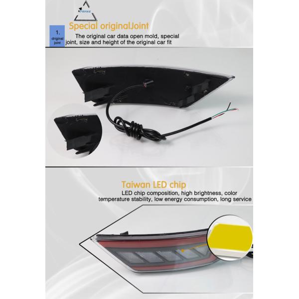 LED Rear Bumper Reflector Light For Ford Escape Kuga Ecosport Hatchback 2014-2019