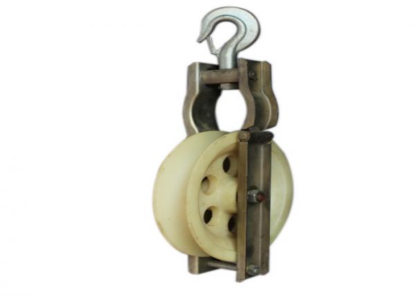 Cheap 5-20 KN Single Sheave Pulley Block and Tackle Used for Releasing Conductor for sale