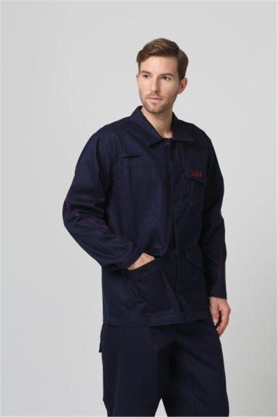 Twill 350gsm Molten Metal Protective Clothing EN11611 Fire Retardant Winter