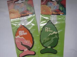China Eco friendly fish shape paper air freshener,various colors for choose on sale