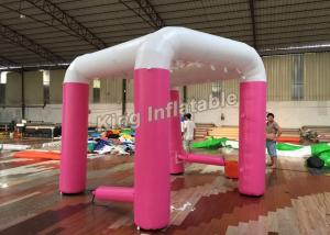 Quality OEM Pink Commercial Inflatable Advertising Unsealed Inflatable Tent size 3*3m wholesale
