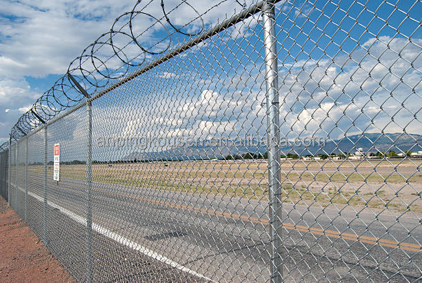 Easily Assembled High Security Anti Climb Airport Fence/358 Fence with and PVC Coating