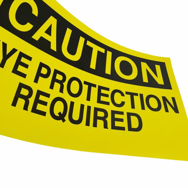 Customizable Plastic Pasteable Warning Sign For Industrial