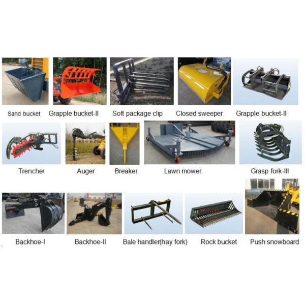 Tractor Mini Front Excavator China Brand New with Wheel Backhoe Loader