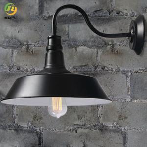Quality 26cm Industrial Wrought Modern Wall Light Iron Pot Cover  Loft Retro wholesale