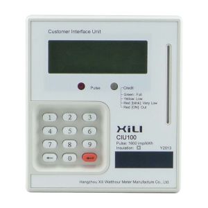 Quality Electronic digital kwh meter / prepaid electric meter with PLC interface wholesale