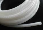 Polyester Braid Silicone Rubber Tubing , Flexible Silicone Hose Food Grade