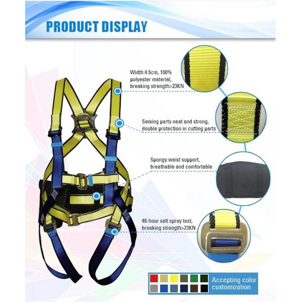 Lineman Safety Harness Construction Safety Tools 100% Polyester Safety Belt