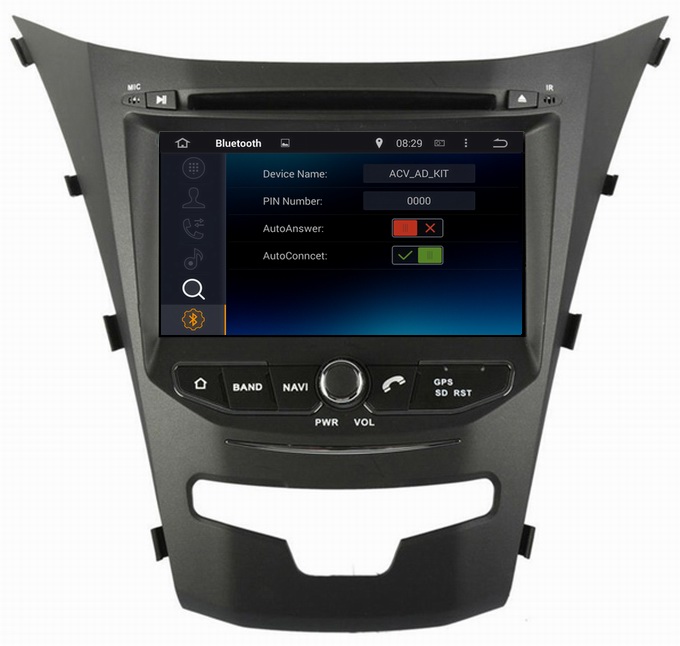 Ouchuangbo Auto Stereo GPS Navigation Multimedia System for Ssangyong Korando 2014 Android