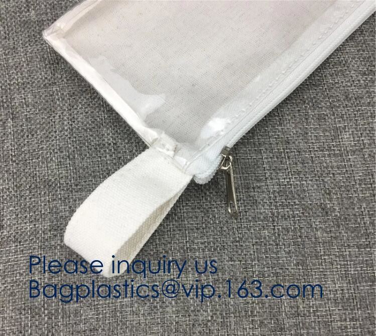 Custom Screen Printing Clear EVA Zip lockk Bags Portable Travel MakeupToiletry Cosmetic Bag Packing Pouch, BAGEASE PACK