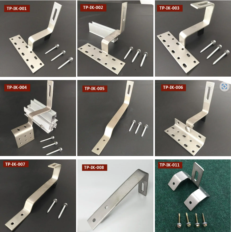 Aluminum Rails for PV Solar Panel Installation on Roof Ground Solar Mounting System