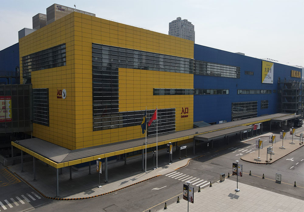 Large Span Commercial Modular Building Multi High Rise Steel Structure Shopping Center / Mall