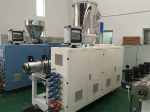 China PLC Control HDPE / PE Pipe Production Line 2.2KW Cutter Power 12 Months Warranty on sale
