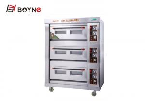 Quality 3 deck 6 trays gas bakery oven price/commercial bakery ovens for sale wholesale