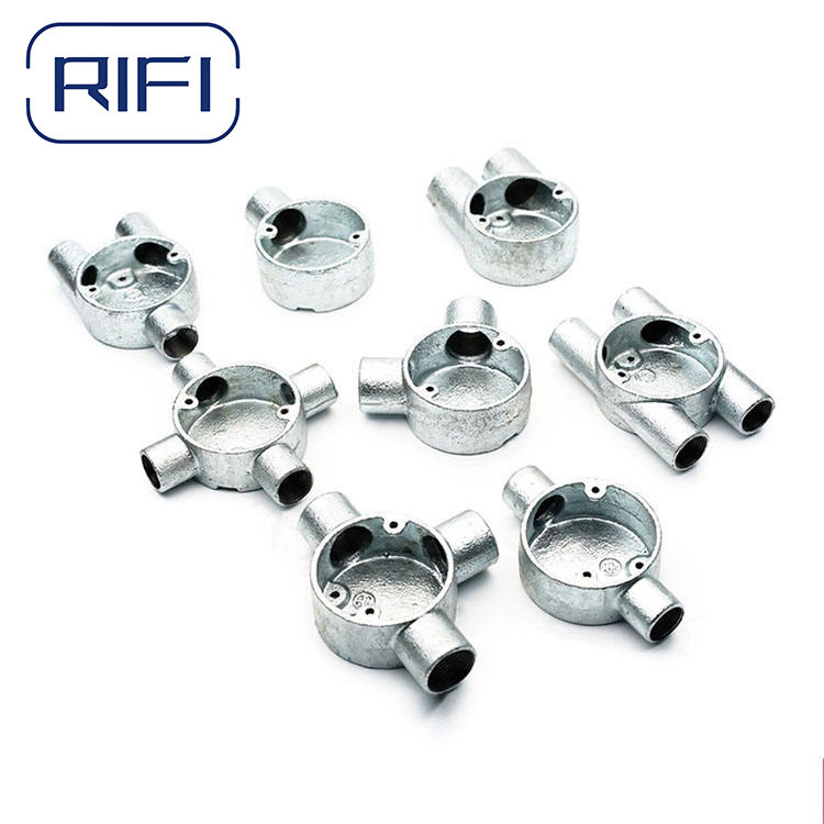 Quality Hot Dipped Galvanized Circular Junction Box OEM Electrical Conduit Box wholesale