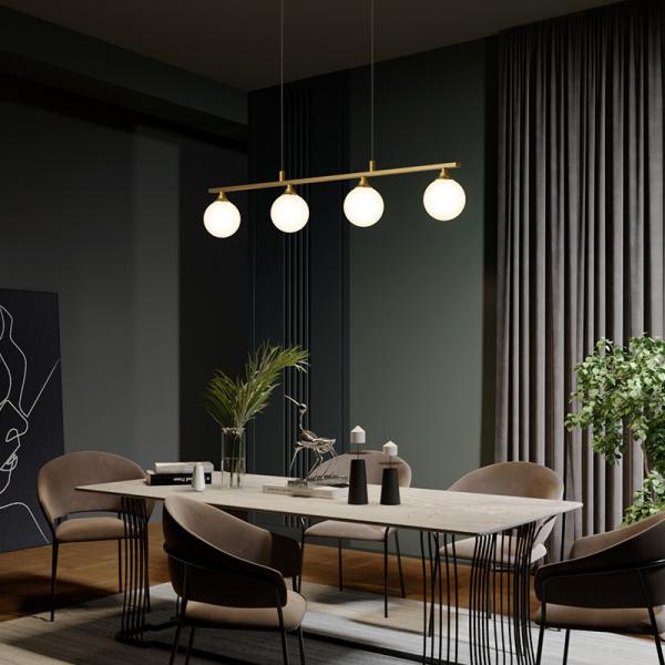 LED black pendant light Vintage glass ball lamp Horizontal Type Pendant Lamp(WH-MI-282)