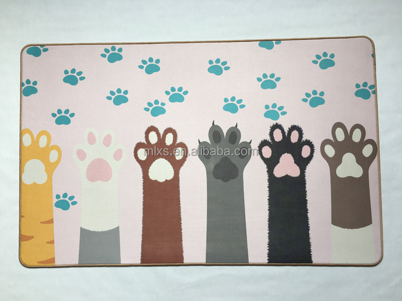 Minglu BFM-027 floor mat New fashion High quality Suede Fabric floor  mat with none slip rubber backed