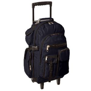 Quality High Standard Design Black Polyester Backpack / Travel Trolley Backpacks wholesale