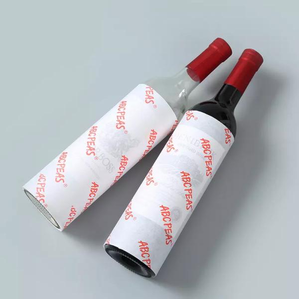 Orange Logo Personalised Printed Tissue Paper Wrap For Flower Wedding Garland Facial Gift