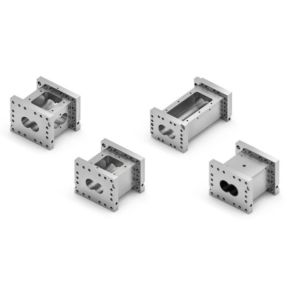 Quality Parallel Twin Plastic Extruder Screw And Barrel Multiple Feed wholesale