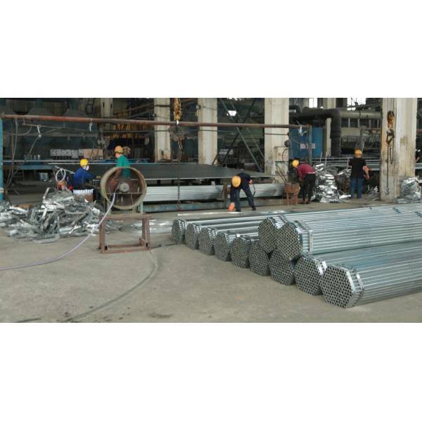 Hot Dip GI Construction Scaffolding Round Welded Pre Galvanized Steel Pipe