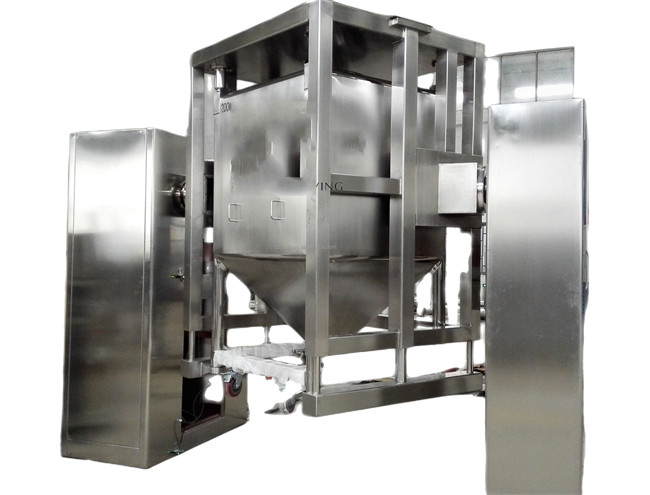 500LB IBC Bin Blender Industrial Bin Homogenizer 3-15 RPM Mixing Speed
