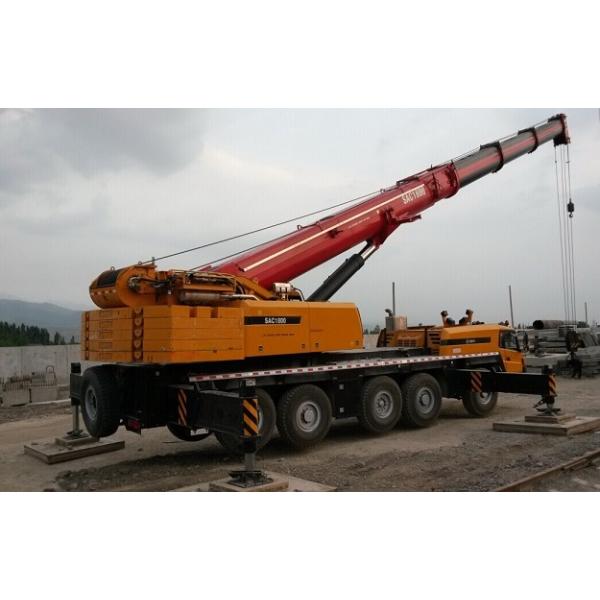 Hydraulic Control System Top Brand Used Sany 4 Sections Booms 25 Ton Loading Capacity Truck Crane Stc250 on Sale