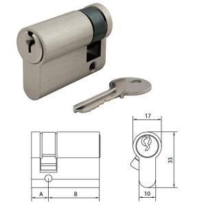 Quality Master Key Euro Lock Cylinder With Singe Profile To DIN18252 4 Hours Fire Test wholesale