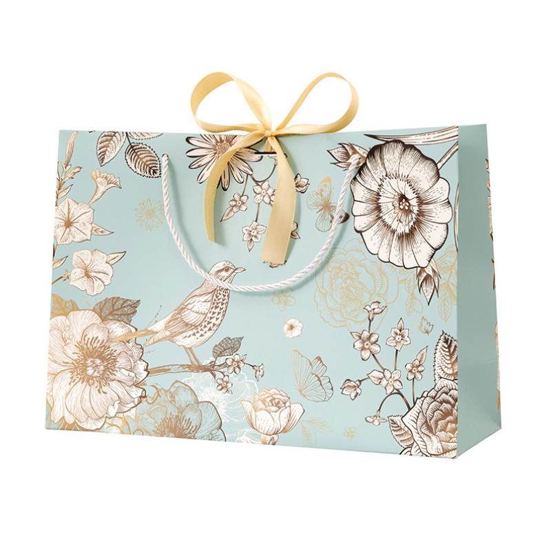 Custom Eco Paper Shopping Packaging Gift Bag Printed With Your Own Logo