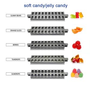 SUS304 Gummy Candy Making Machine Depositing Auto Weighing
