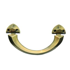 Quality Zinc Alloy Antique Coffin Handles Die Casting Nickel Brass Finished wholesale