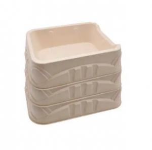 Quality Disposable Cat Litter Box Tray Eco Friendly Biodegradable Dry Press Pulp Mold wholesale
