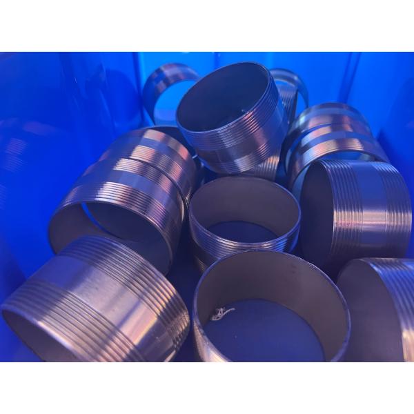 Bspt Threaded Seamless Stainless Steel Hydraulic Long / Short Pipe / Barrel Nipple